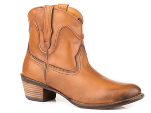WOMENS SOFT TAN BURNISHED LEATHER