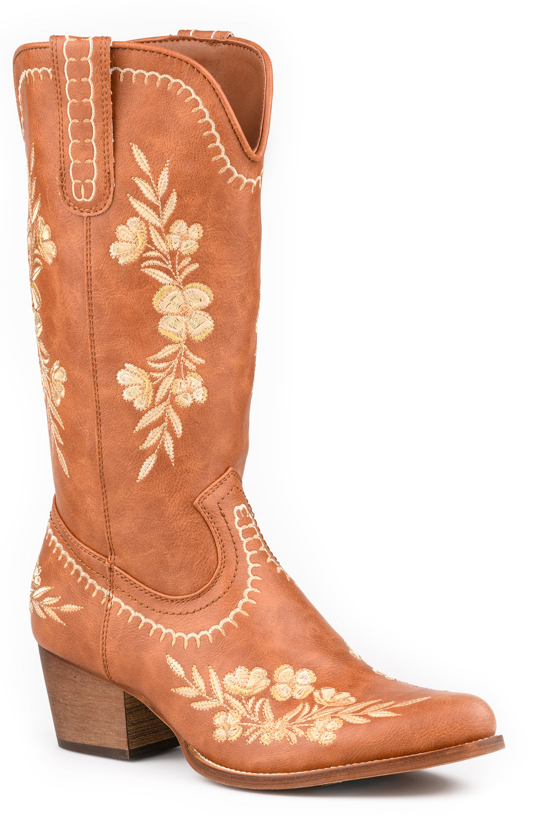 WOMENS ROPER FLORAL EMBROIDERY NETTIE BOOTS