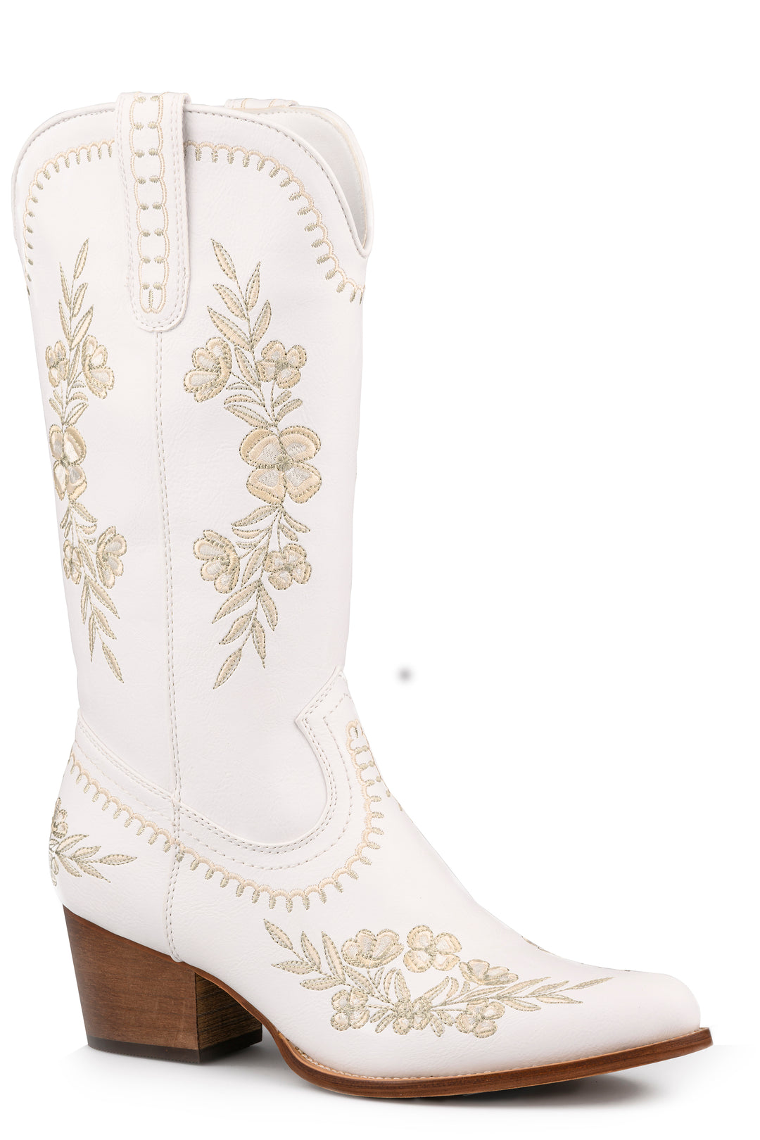 WOMENS ROPER FLORAL EMBROIDERY NETTIE BOOTS