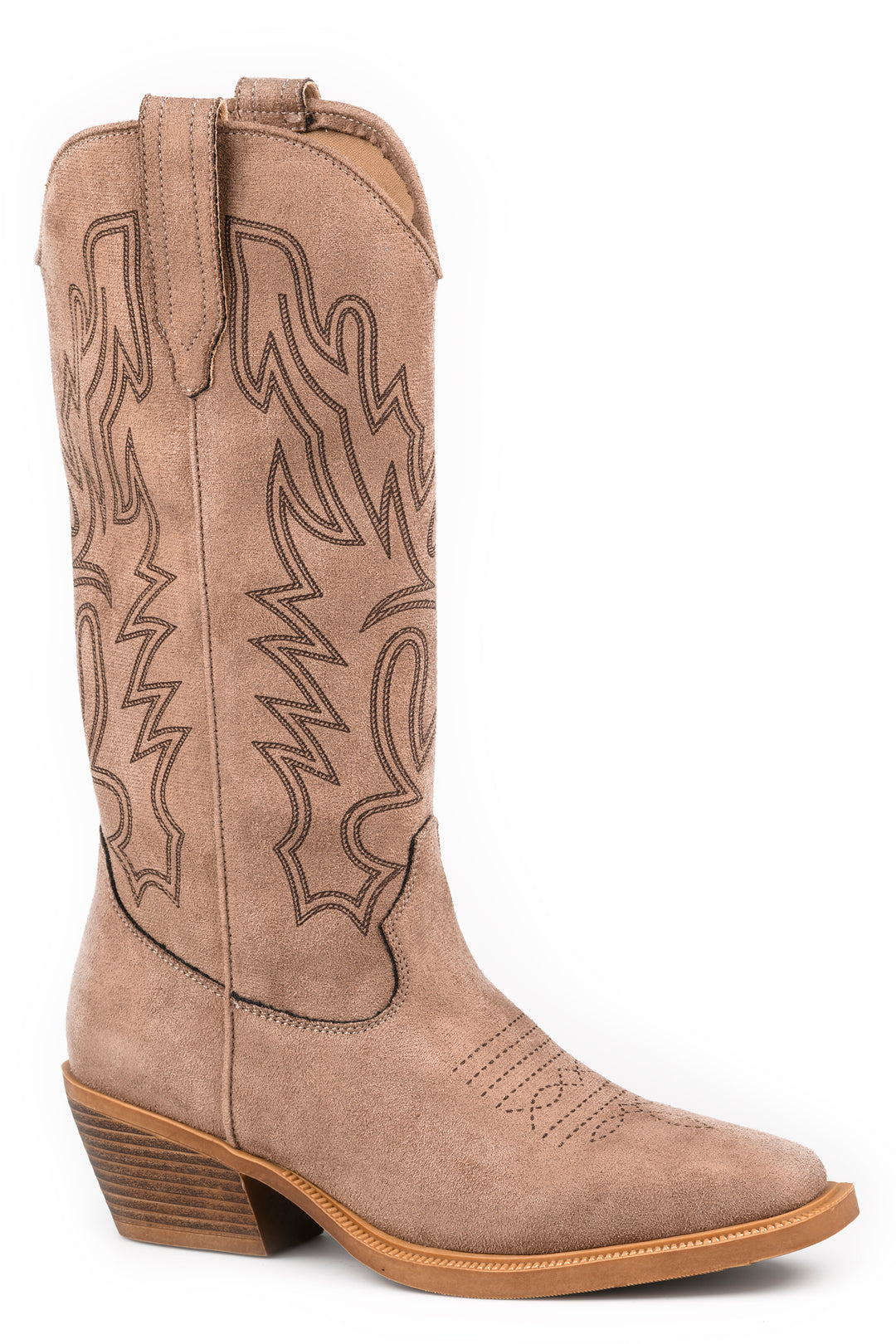 WOMENS ROPER MEDIUM SQUARE TOE KIT LASER BOOTS