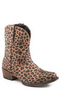 WOMENS SNIP TOE ALL OVER LEOPARD PRINT