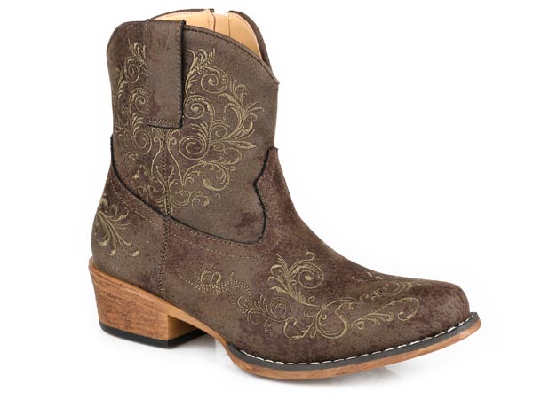 Topshop - Maxy - Bottes en cuir style western avec harnais - Noir Topshop - Maxy - Bottes en cuir style western avec harnais - Noir