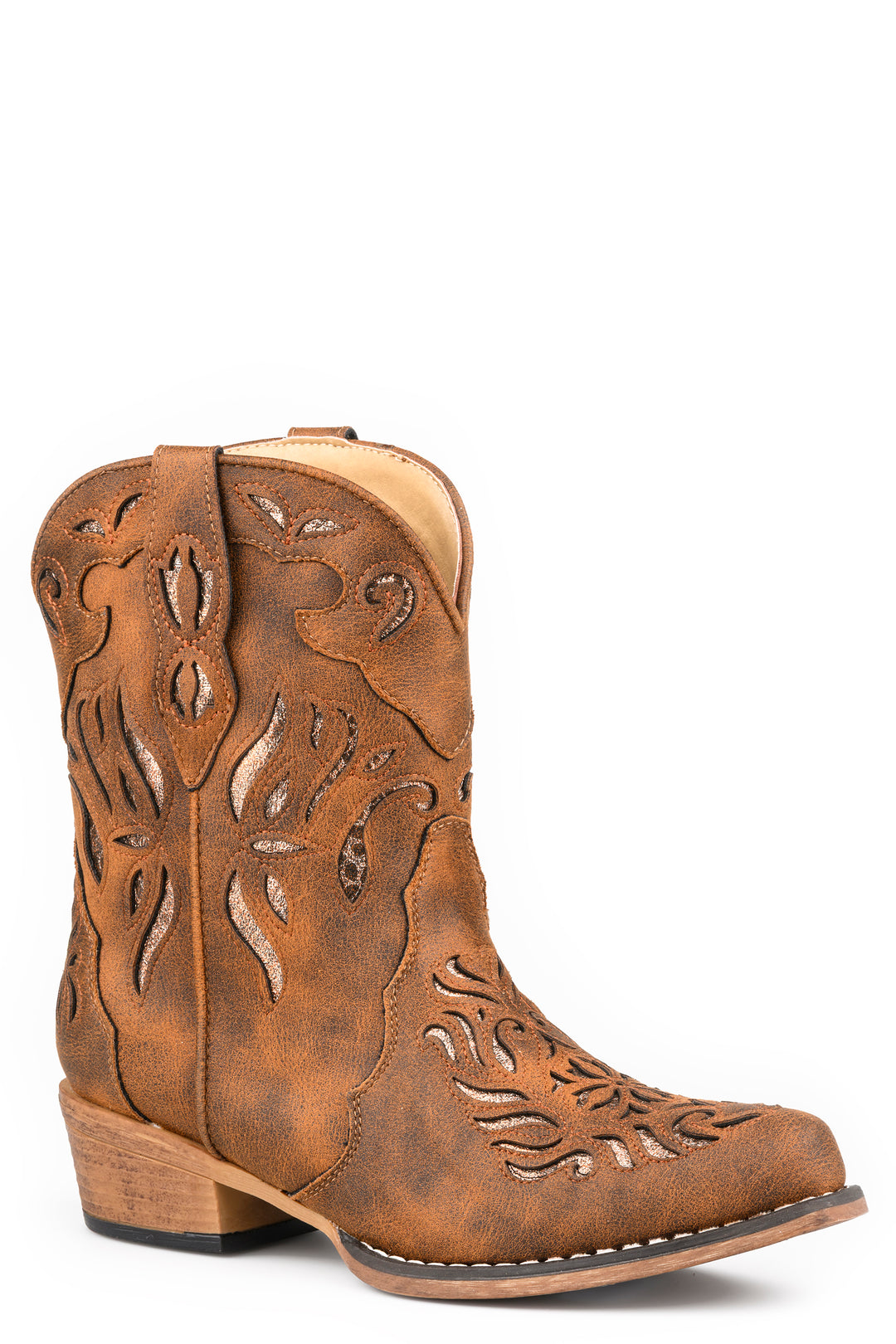 WOMENS ROPER WESTERN GLITTER UNDERLAY SELENA BOOT