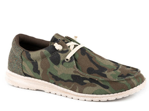 WOMENS CAMOUFLAGE PRINTED CANVAS