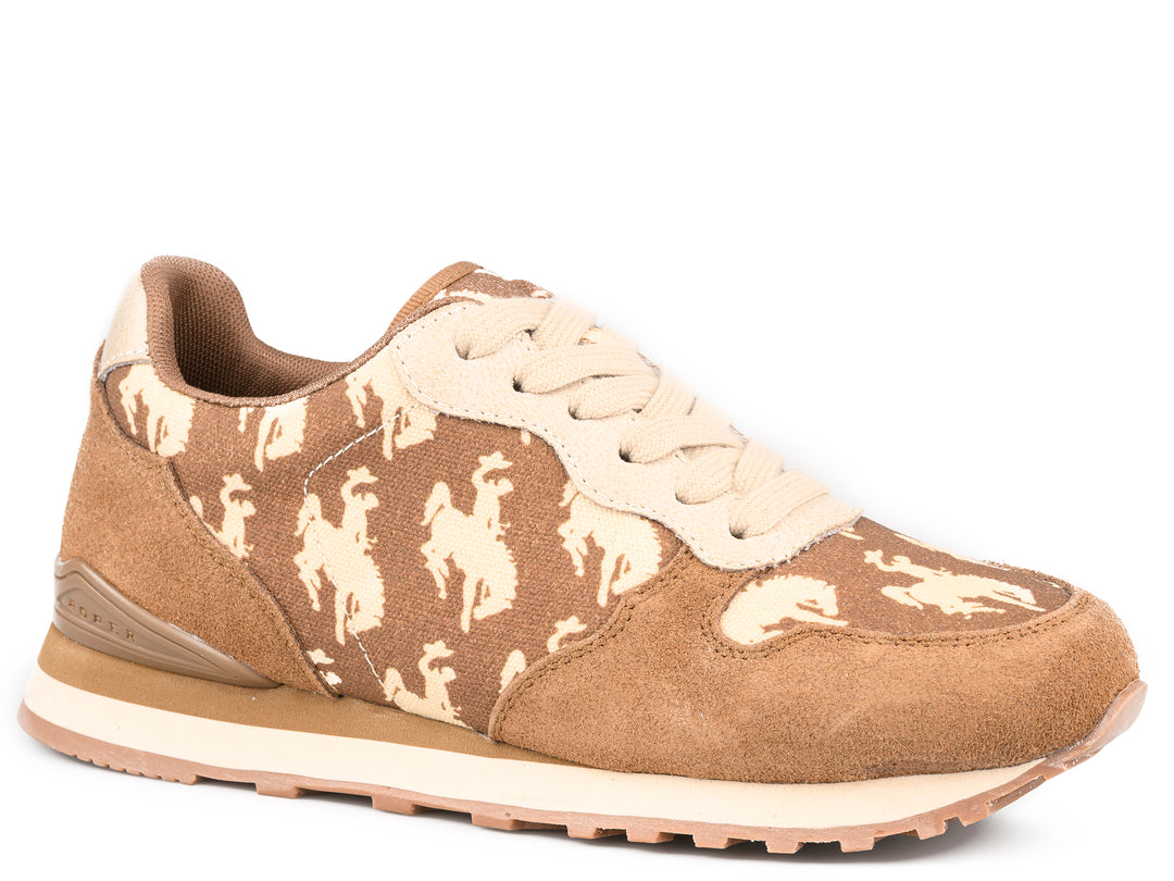 WOMENS ROPER LACE UP GIDDYUP BRONC SHOES