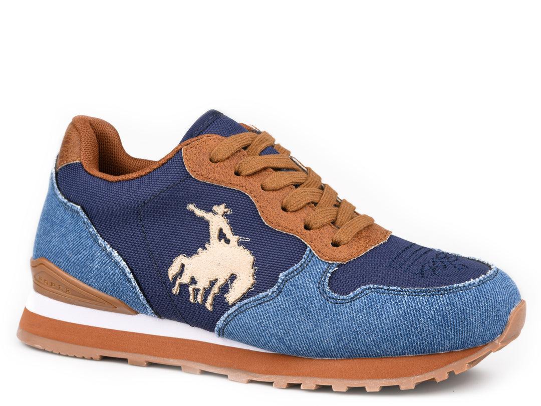 WOMENS ROPER LACE UP GIDDYUP DENIM SHOES