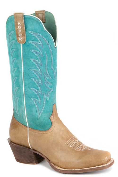 WOMENS POLISHABLE TAN LEATHER VAMP