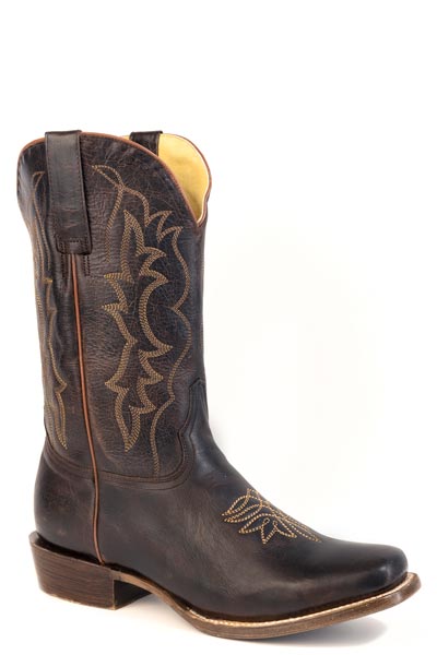 WOMENS ROPER WAXY DARK BROWN LEATHER VAMP  SHAFT CALLIE BOOTS